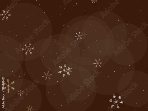 Snow Crystal Snowflake Pattern Winter Background