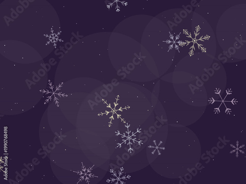 Christmas Snowflake Lattice Pattern Winter Design