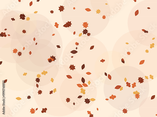 Fall Foliage Autumn Leaf Pattern Harvest Design