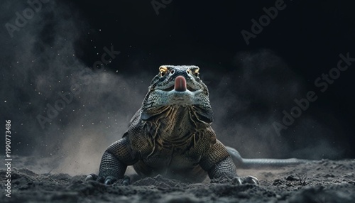 The Mighty Komodo Dragon Emerges From Dark Shadows