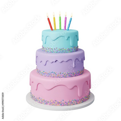 A colorful 3d representation of global data distribution across regions