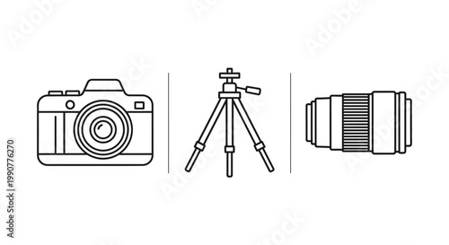 Camera and photography equipment tools.