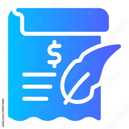bill gradient icon