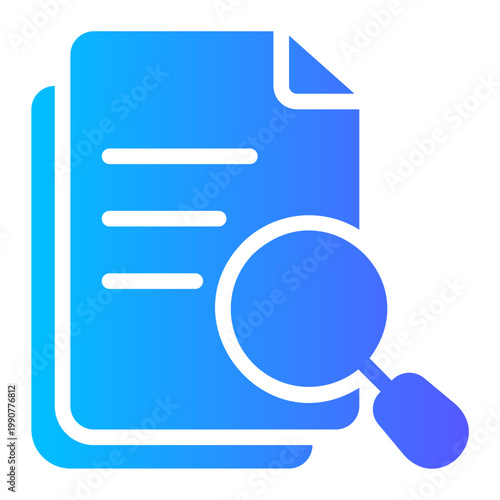 plagiarism gradient icon