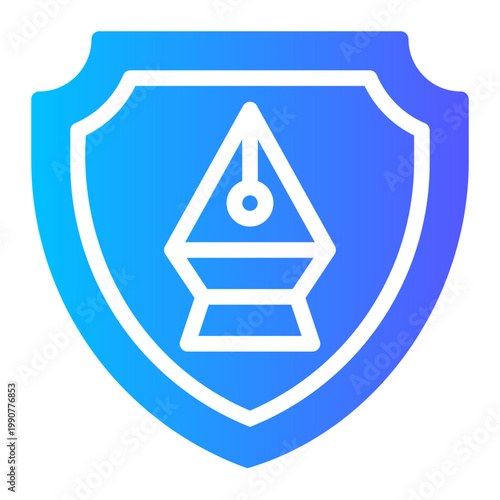 shield gradient icon