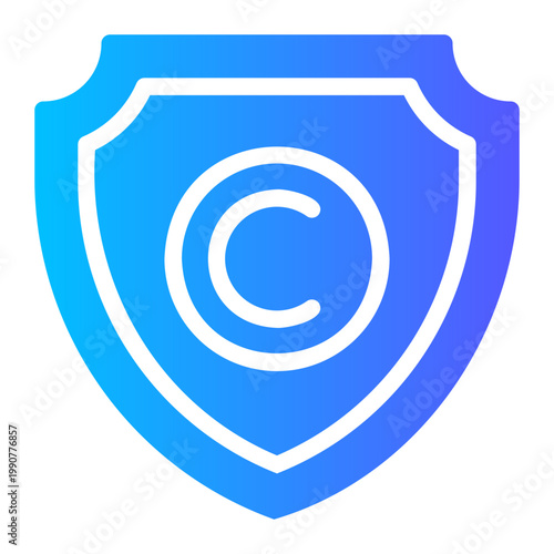 shield gradient icon