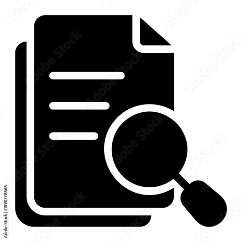 plagiarism glyph icon