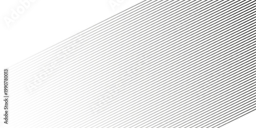 Slash line. Border with diagonal lines. Angle of tilt stripes. Black pattern of footer isolated vector on white background.