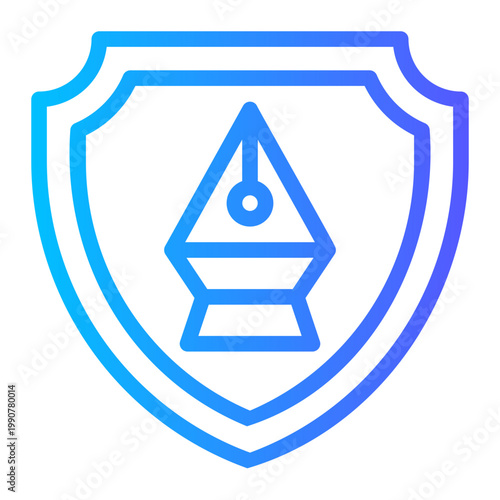 shield gradient icon