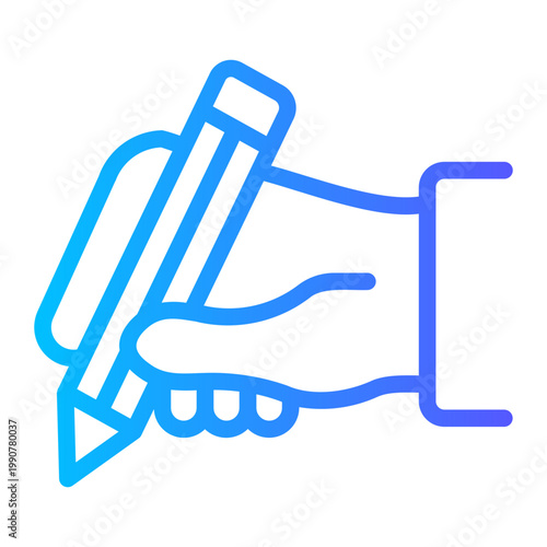 writing gradient icon
