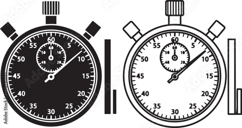 stopwatch vector illustration