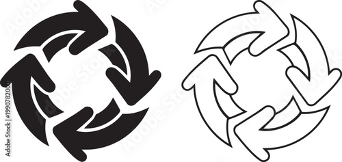 vector image of an eagle