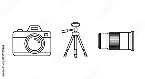 Camera equipment photography tools.