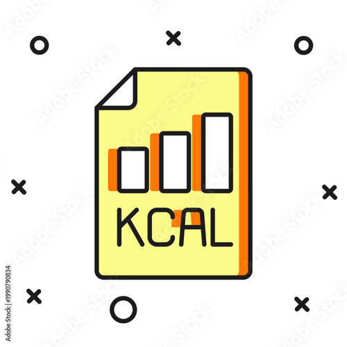 Diet plan icon isolated on isolated on white background. Concept of fitness marathon, proper nutrition, healthy food, beautiful body, vegetables slimming. Flat filled outline style with shadow. Vector