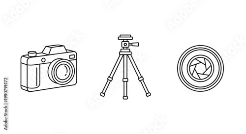 Camera and photography equipment tools.