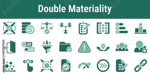 Focused visuals for impact and financial materiality analysis in ESG reporting Useful for stakeholder mapping disclosure planning audit preparation and sustainability dashboards