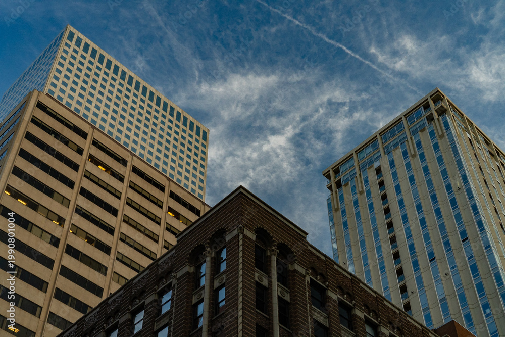 Obraz premium Downtown Denver Sky