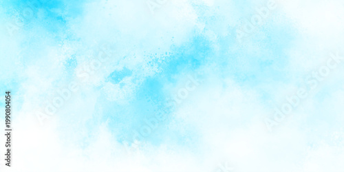 Soft sky blue watercolor background with light blue and white hues for design and artistic projects