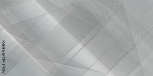 Grey modern geometric abstract background with intersecting lines and shapes for modern design and technology concepts