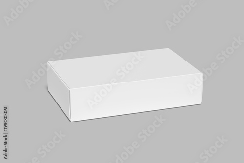 Mailer Box Blank Mockup Modern