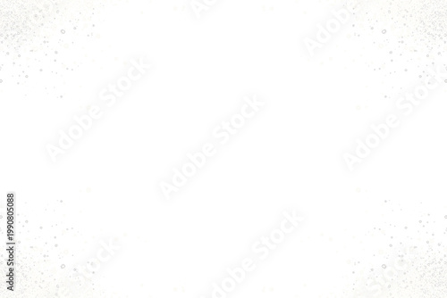 Silver Sparkle Glitter Frame Border Light Overlay Effect
