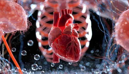 Heart Beat Medical Background Service Heal ECG Pulse Line Healthcare Concept