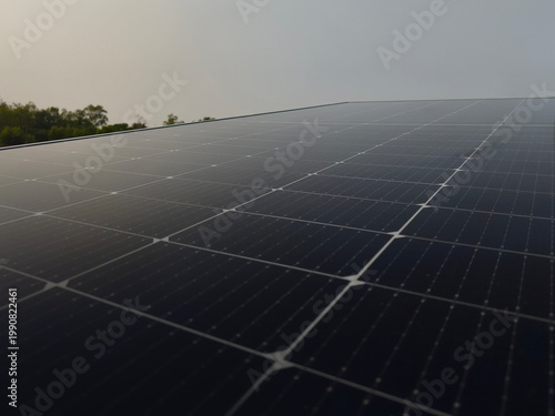 Solar Panel at sunset