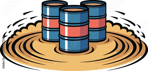 Cute cartoon a illustrator vector barrel racing