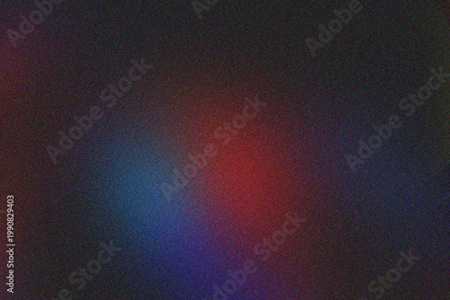 Dark atmospheric background with subtle blue and red noise gradients.