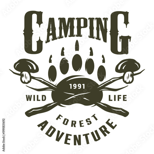 Camping and wildlife adventure
