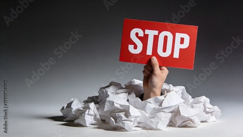 A human hand holding a bright red 