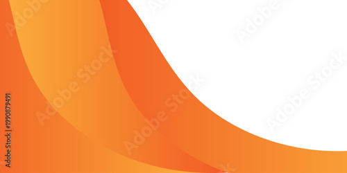 abstract creative orange gradient wave shapes for business card, poster, background.