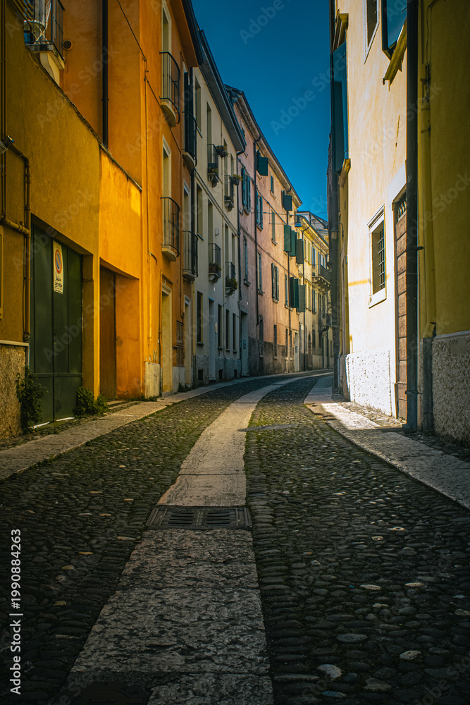 Fototapeta premium narrow street in the old town