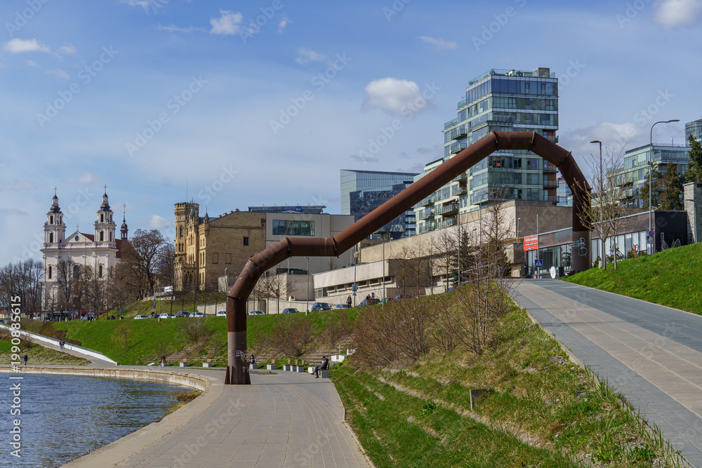 Fototapeta premium Frühling in Vilnius