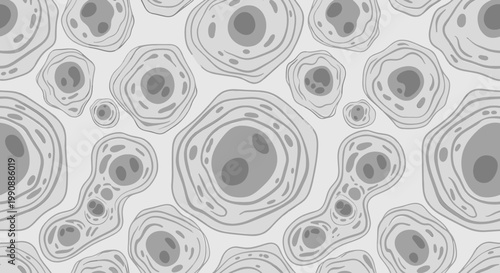 This calming, minimalist pattern of flowing organic shapes evokes a sense of natural growth. Ideal for backgrounds, textures, or branding concepts rel