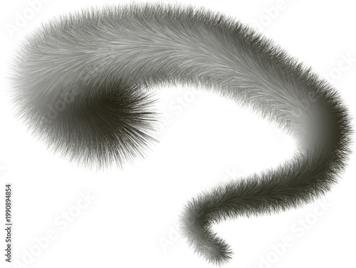 Tail fur design