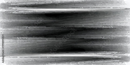 Abstract blurred white light streaks on black background with textured effect