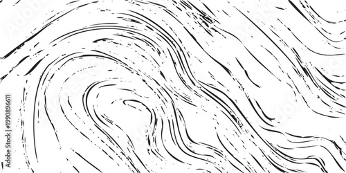 Vector brush stroke texture. Distressed uneven grunge background. Abstract vector illustration. Overlay over any design to create interesting effect and depth. Black isolated on white. EPS10