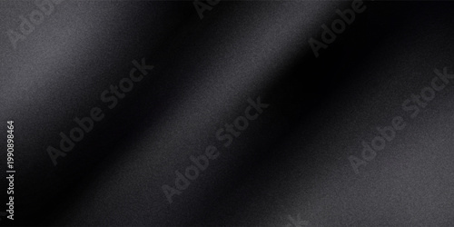 Black dark gray blue abstract elegant background. Drapery. Curtain. Fabric material. Soft folds. Wave stripe line. Gradient. Empty space. black background