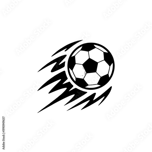 A soccer ball soaring through the air, symbolizing the thrill of sports.