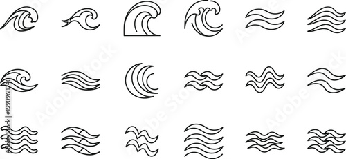 Hand-Drawn Charcoal Floral Silhouette Set with Textured Wildflower Sprigs and Organic Botanical Elements for Rustic Branding