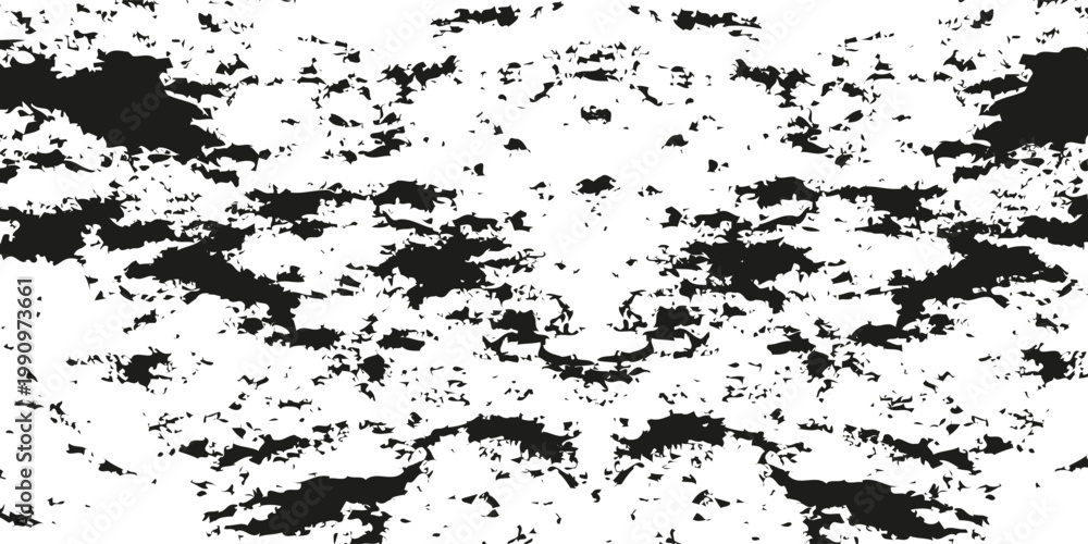 Obraz premium Grunge halftone gradient background. Faded grit noise texture. White and black sand wallpaper. Retro pixelated backdrop. Anime or manga style comic overlay. Vector graphic design textured template