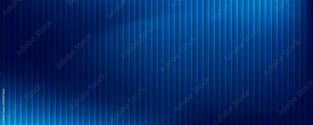 Obraz premium Dark blue and bright blue gradient with smooth blending, creating a sleek and modern abstract background.