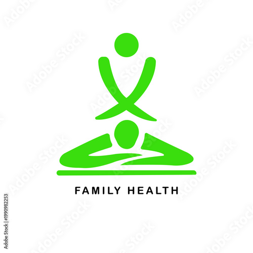 Body massage logo, Body Spa Center icon, spa, massage parlor, rest, revitalize, essential oil, white background, vector
