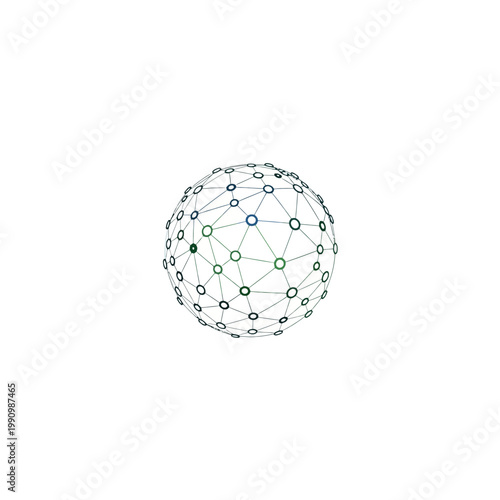 Network connections and global communication.