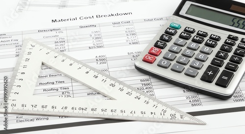 Financial Planning and Budgeting Tools with Calculator and Documents.