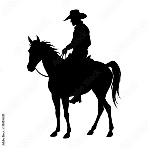 Cowboy on horse