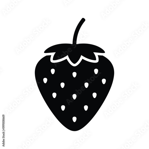 Strawberry Icon Food Fruit Vector Graphics