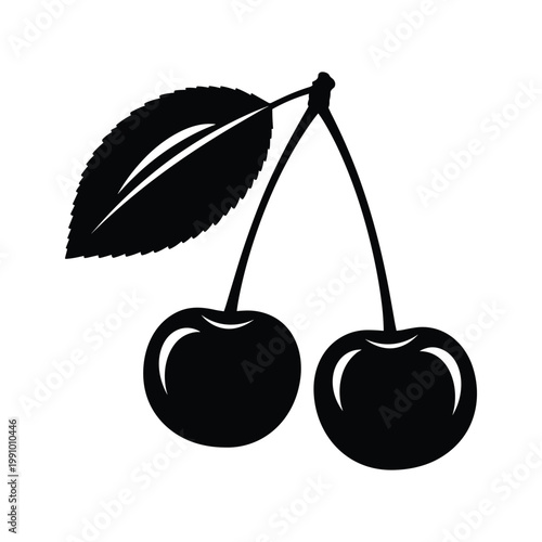 Konstfotografi Cherry Duo Fruit Leaf Icon