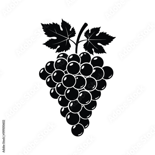 Grape Bunch Harvest Food Symbol